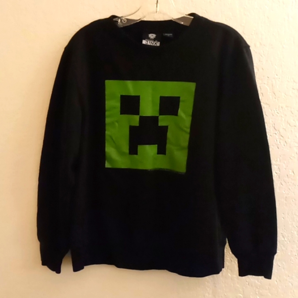 Minecraft Sweatshirt, Black, Boys XL